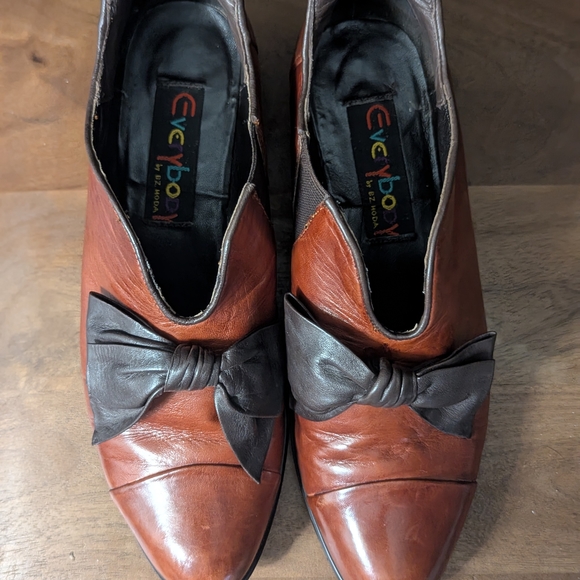 Everybody By BZ Moda Brown Leather Dress Shoes Steam Punk Size 36/5.5 Women's - Picture 7 of 10